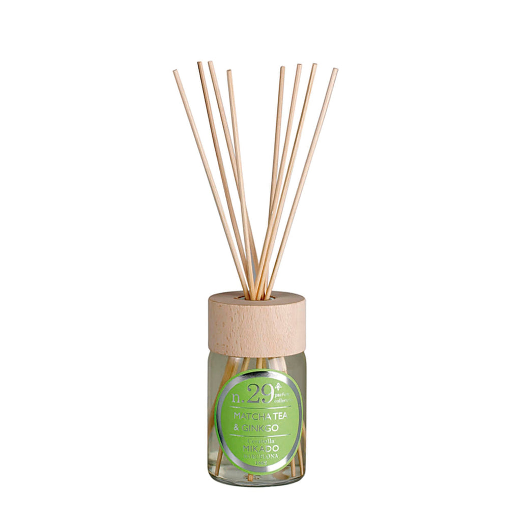 Ambientador en Sticks Cerabella Mikado 100 ml Aroma Matcha Tea & Ginkgo - #pino_y_jacaranda#