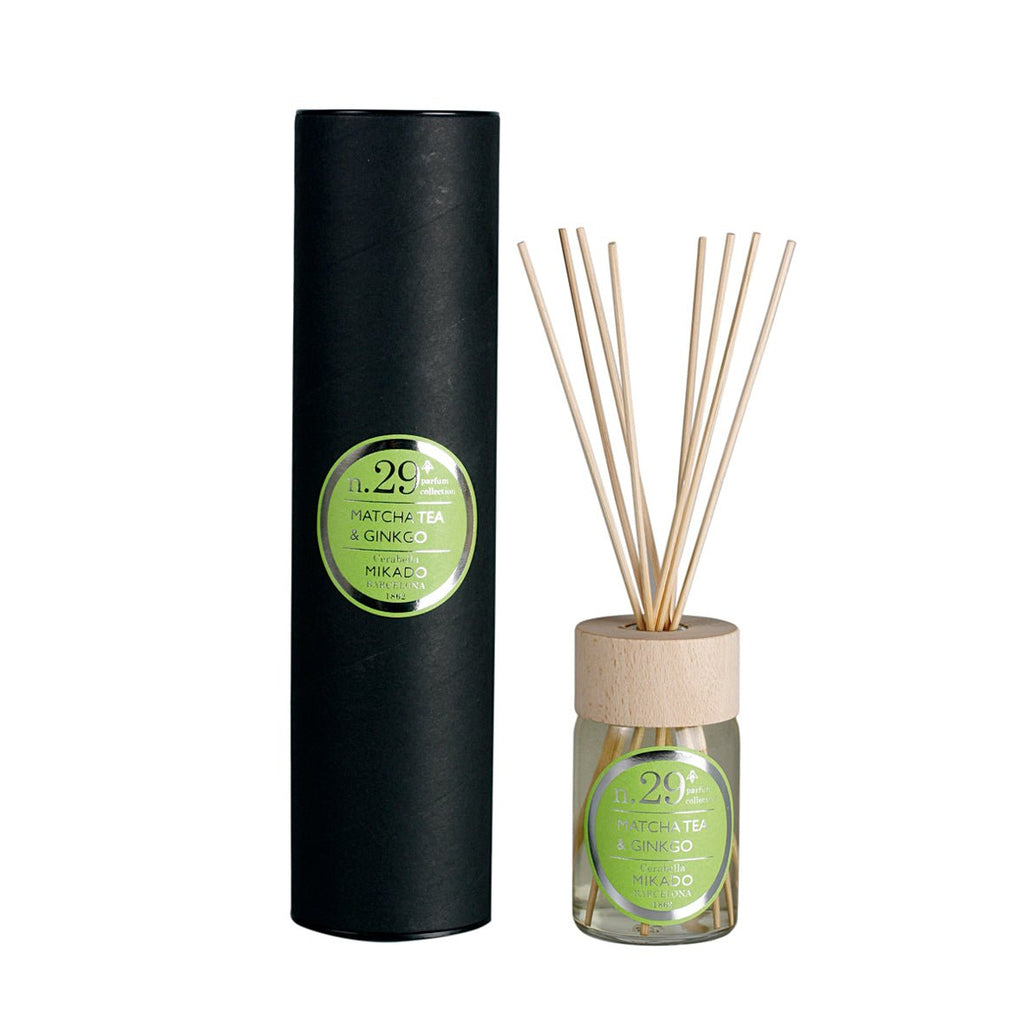 Ambientador en Sticks Cerabella Mikado 100 ml Aroma Matcha Tea & Ginkgo - #pino_y_jacaranda#