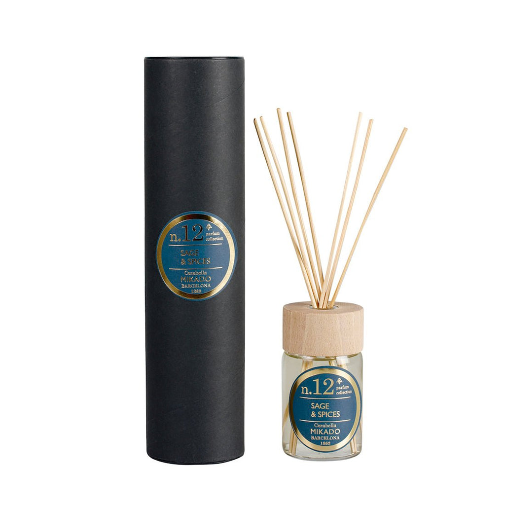 Ambientador en Sticks Cerabella Mikado 100 ml Sage & Spices - #pino_y_jacaranda#