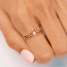 Anillo Ola Piedra Azul - #pino_y_jacaranda#