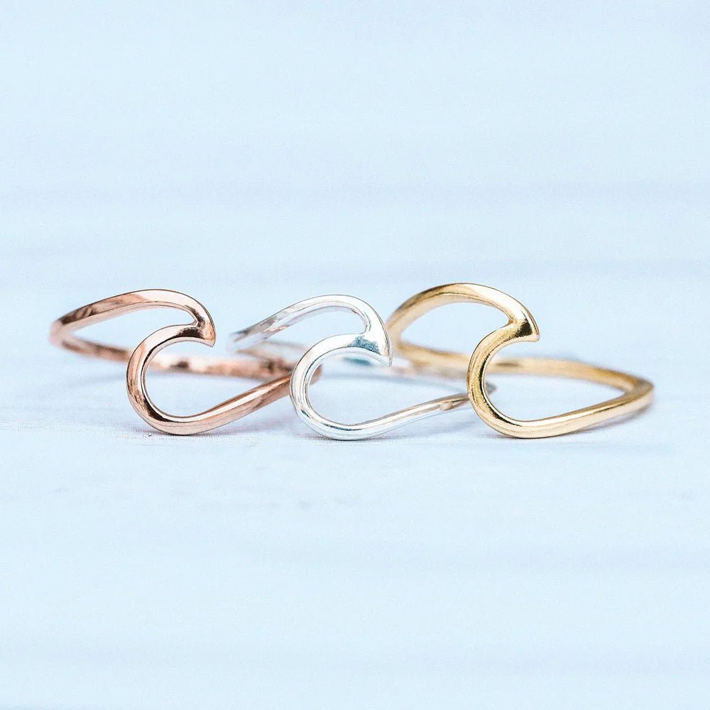 Anillo Ondas - #pino_y_jacaranda#