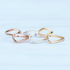Anillo Ondas - #pino_y_jacaranda#