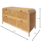 Aparador Estantería Vetel - #pino_y_jacaranda#