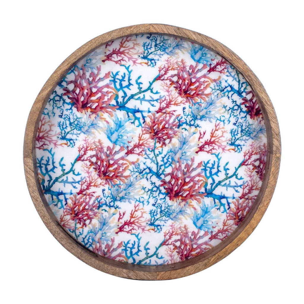 Bandeja Redonda Coral - #pino_y_jacaranda#