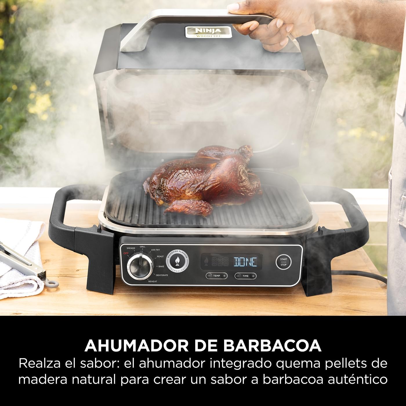 Ventilador De Barbacoa Portátil - Abanico Manual Para Aviar El Carbón, Ideal Para Parrillas Al Aire Libre, Camping Y Picnics