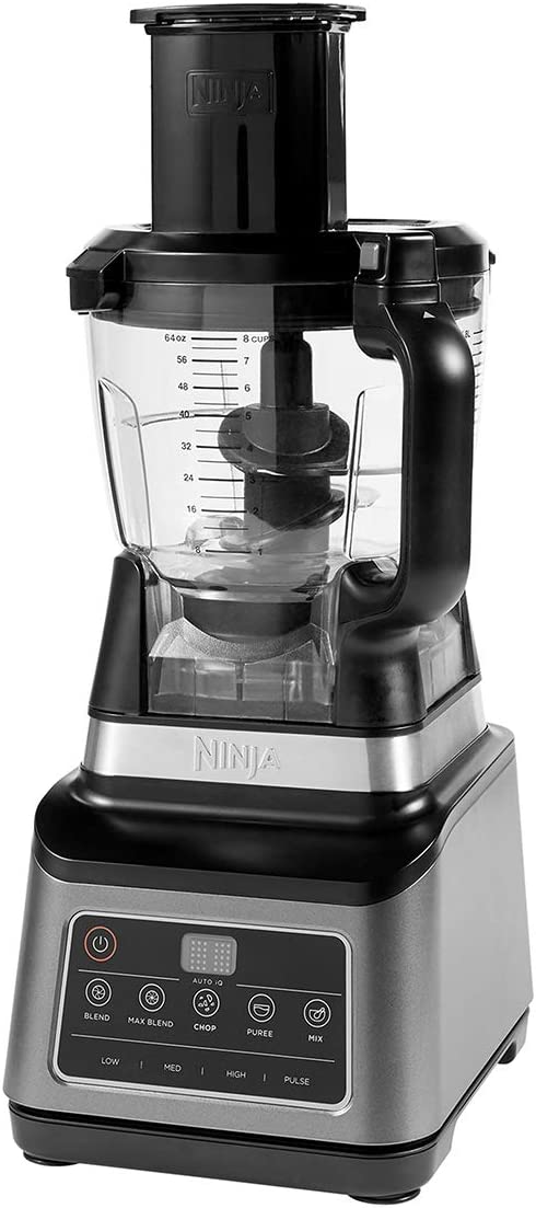 Ninja BN800EU Procesador de Alimentos 3 en 1 con Auto-IQ 1200W