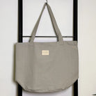 Bolso Lino Gris - #pino_y_jacaranda#