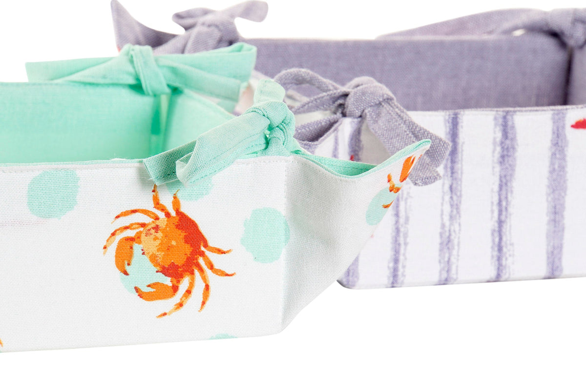 Cestas Servilleteros Aqua Marine - #pino_y_jacaranda#