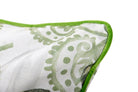 Cojín Loros Verde y Blanco - #pino_y_jacaranda#