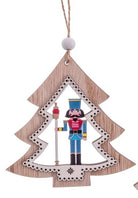 Colgante Navideño Árbol y Soldado - #pino_y_jacaranda#