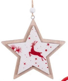 Colgante Navideño Figuras Christmas Ciervos - #pino_y_jacaranda#