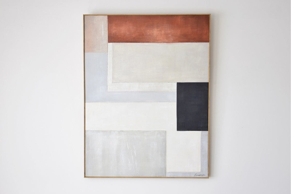 Cuadro Abstracto Chucena - #pino_y_jacaranda#