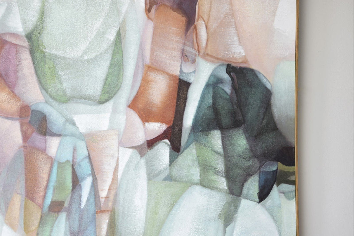 Cuadro Abstracto Mezquita - #pino_y_jacaranda#