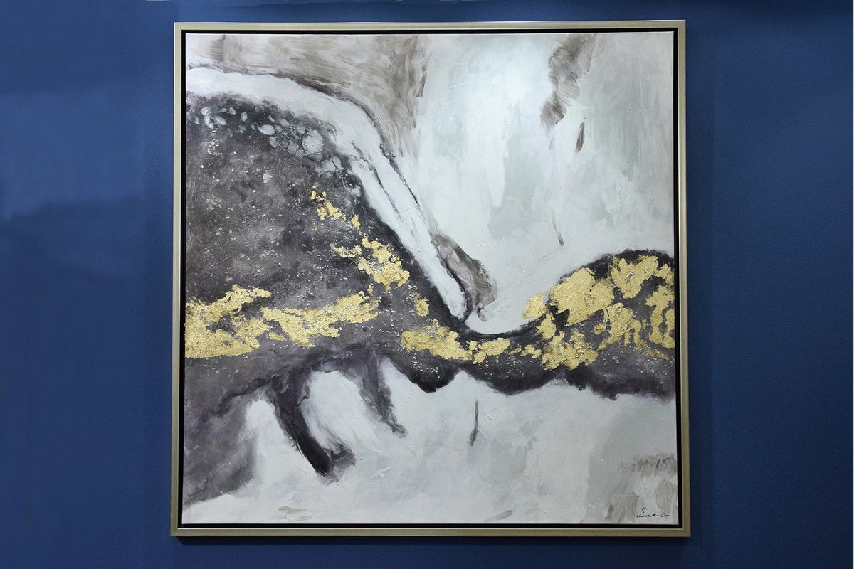 Cuadro Abstracto Salce - #pino_y_jacaranda#