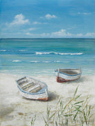 Cuadro Barcas en la Orilla - #pino_y_jacaranda#