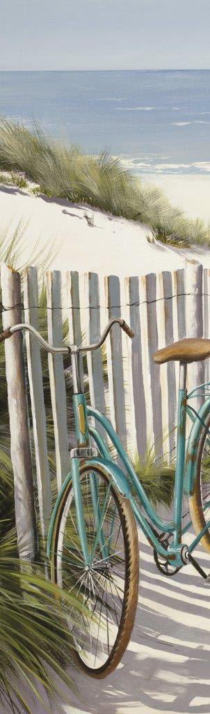 Cuadro Bicicleta Sobre la Playa - #pino_y_jacaranda#