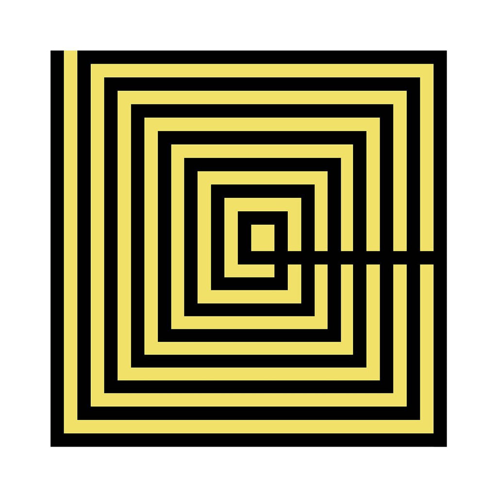 Cuadro Geométrico Amarillo Pequeño - #pino_y_jacaranda#