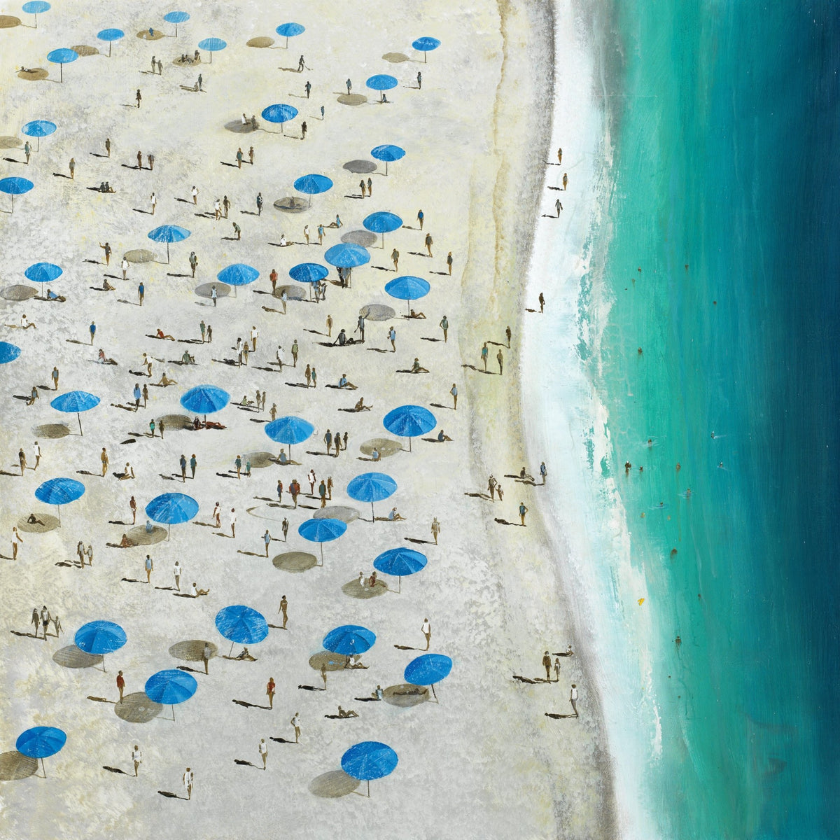 Cuadro La Playa - #pino_y_jacaranda#