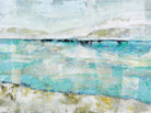 Cuadro Paisaje Abstracto Turquesa - #pino_y_jacaranda#