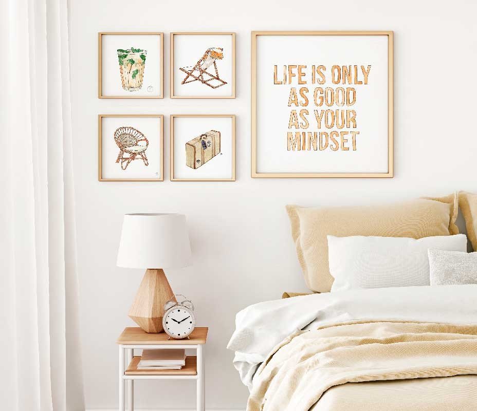 Cuadro y Lámina Silla Boho Chair - #pino_y_jacaranda#