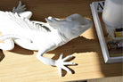 Escultura de Lagarto Aarón - #pino_y_jacaranda#