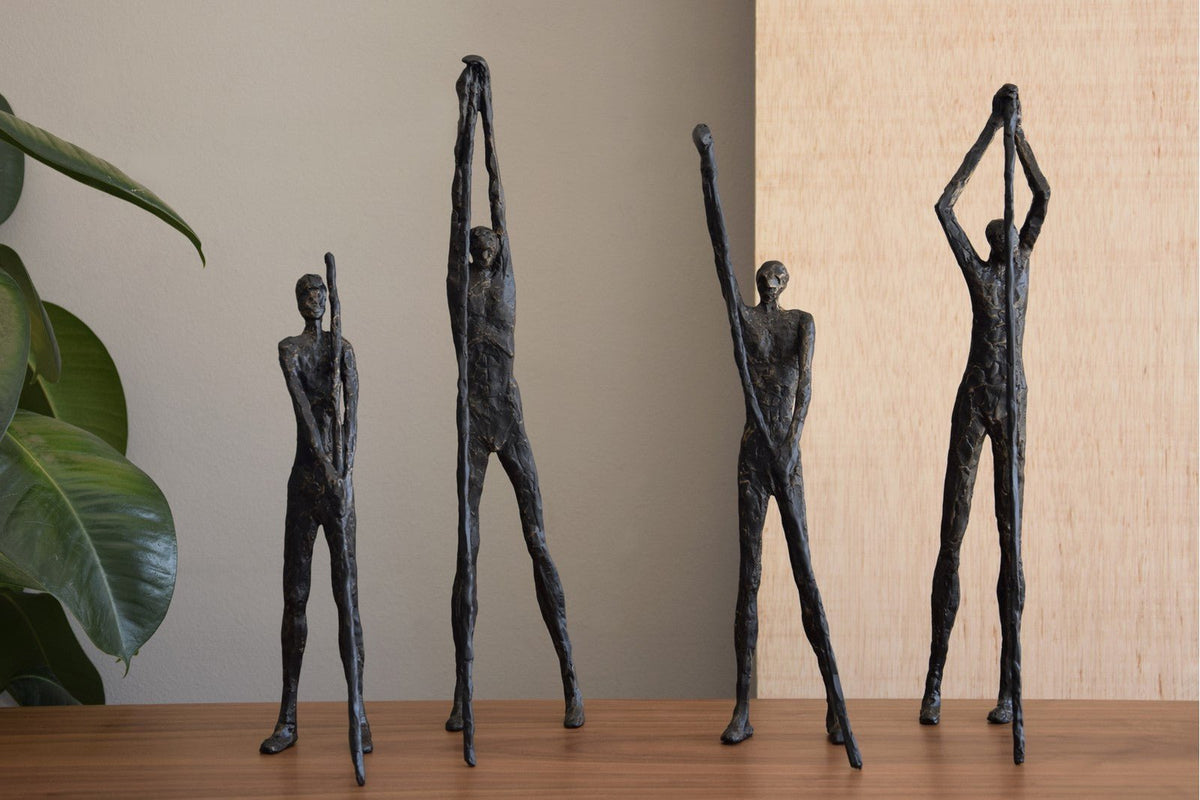 Escultura Hombre Pértiga - #pino_y_jacaranda#