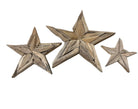 Estrella de Madera de Teca - #pino_y_jacaranda#