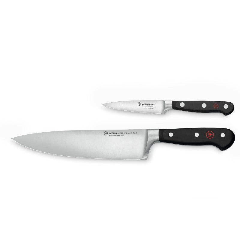 Estuche de Cuchillos Chef y Pelador Wüsthof Classic - #pino_y_jacaranda#