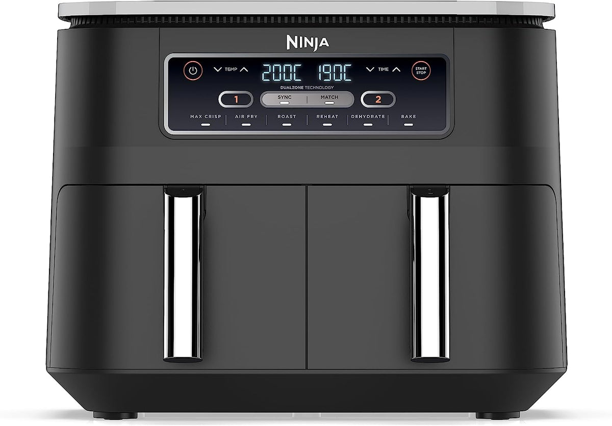 Freidora de aire 6 en 1 con compartimento doble Ninja Foodi Dual Zone (7,6 L) AF300EU - #pino_y_jacaranda#