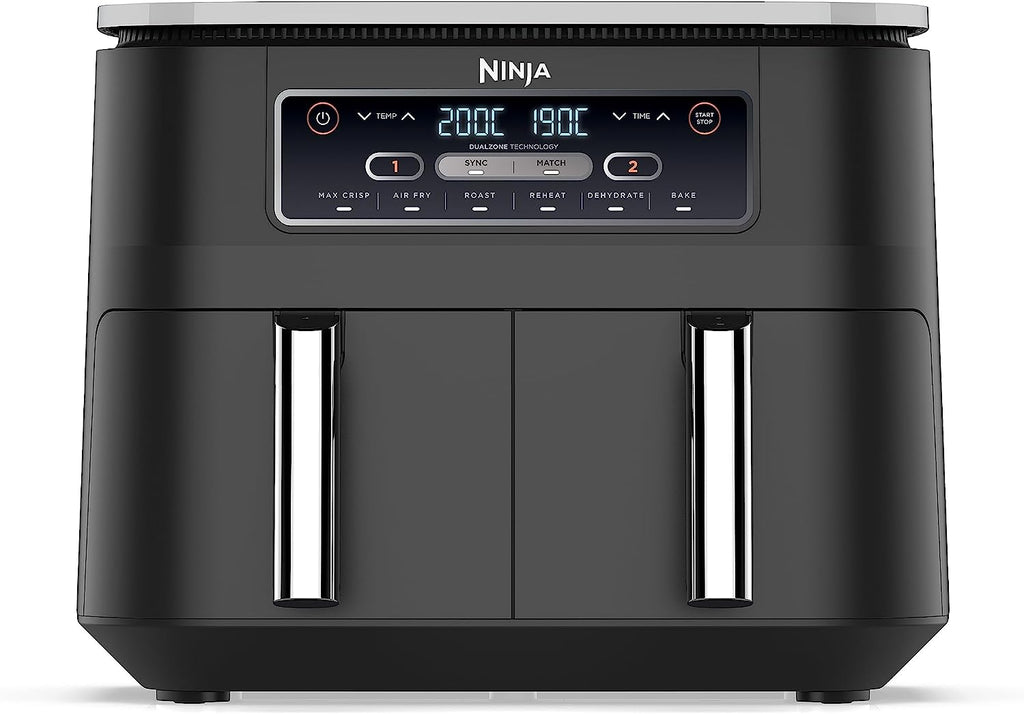 Freidora de aire 6 en 1 con compartimento doble Ninja Foodi Dual Zone (7,6 L) AF300EU - #pino_y_jacaranda#