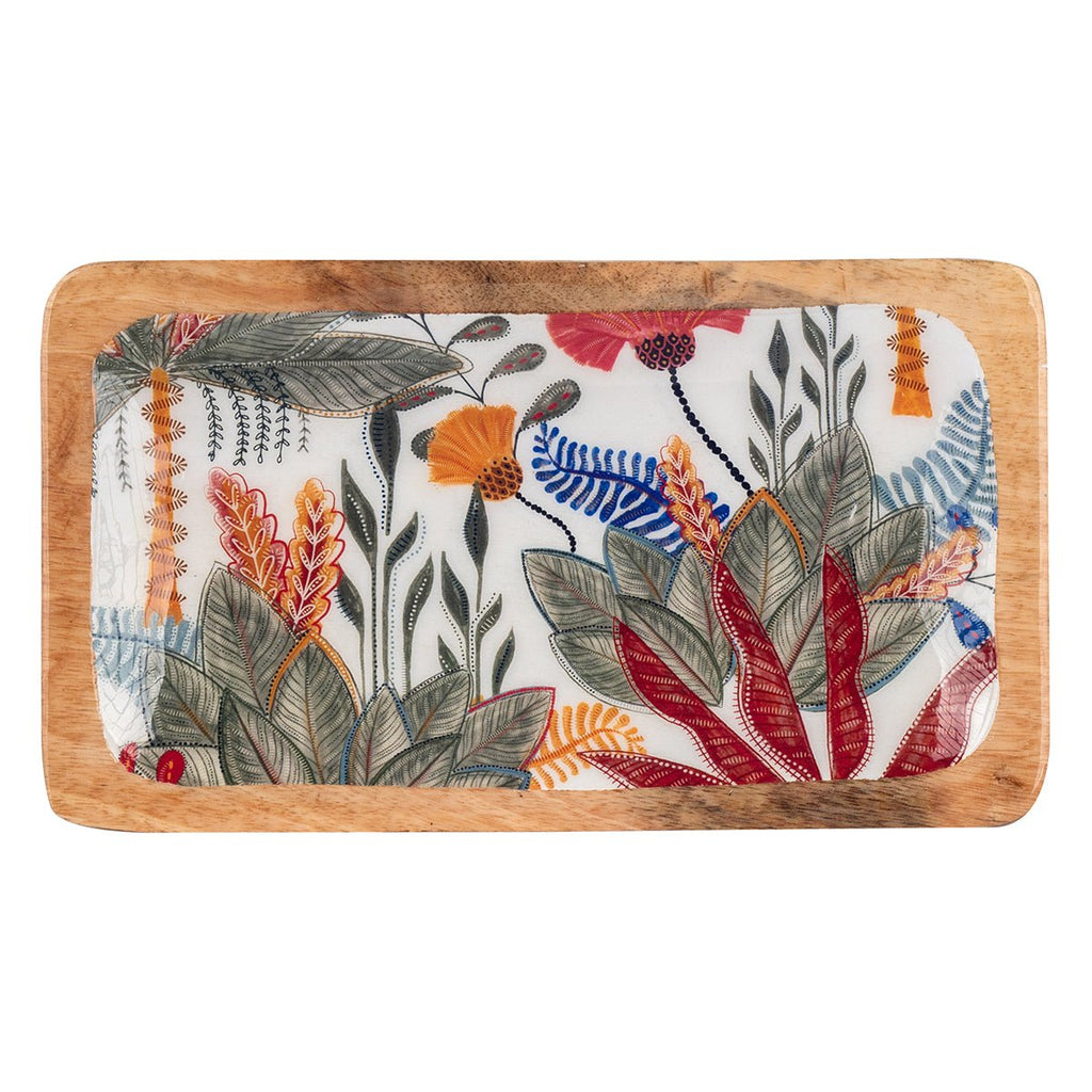 Fuente de Aperitivo Foglie - #pino_y_jacaranda#