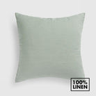 Funda de Cojín Lino Verde - #pino_y_jacaranda#