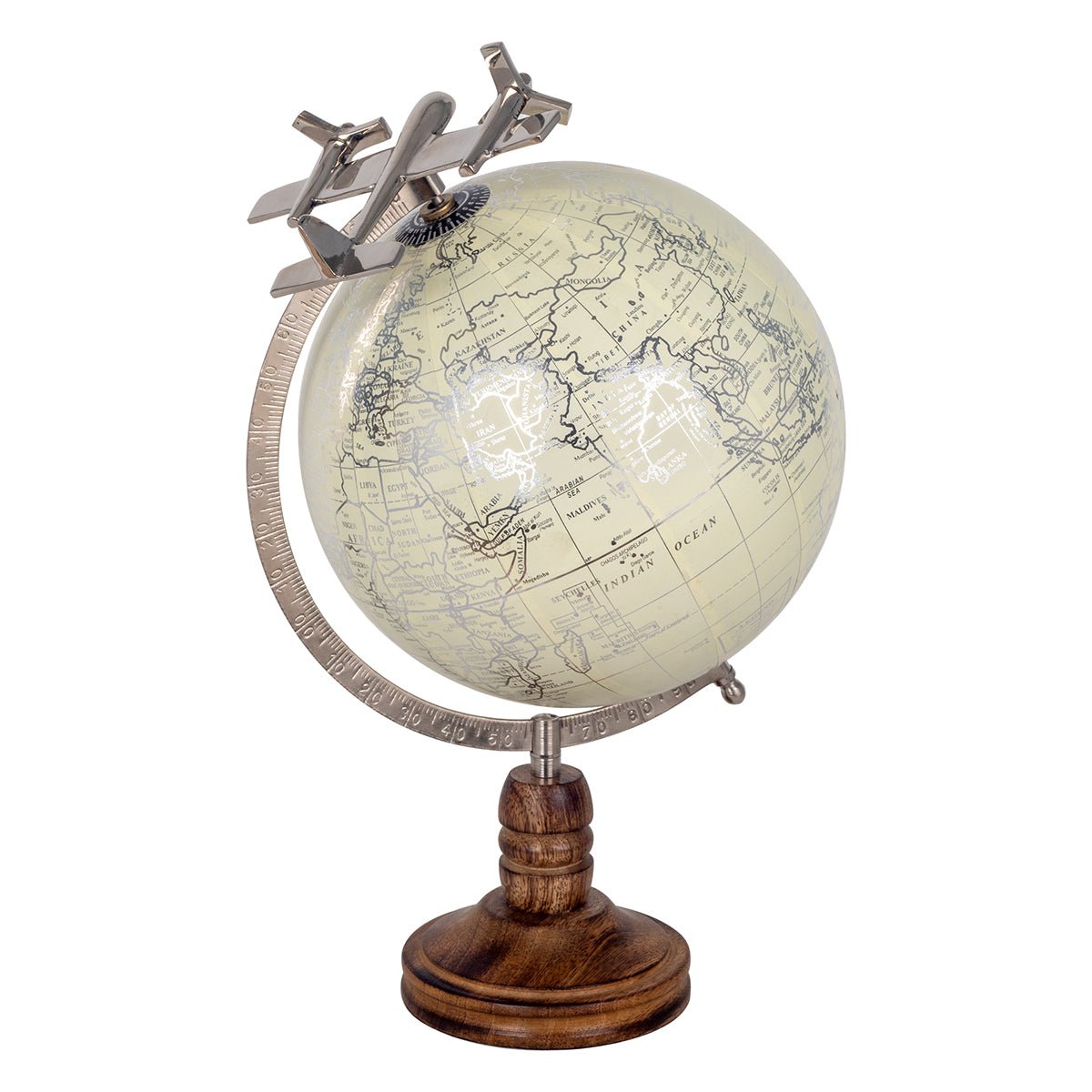 Globo Terráqueo Bola del Mundo Avión - #pino_y_jacaranda#