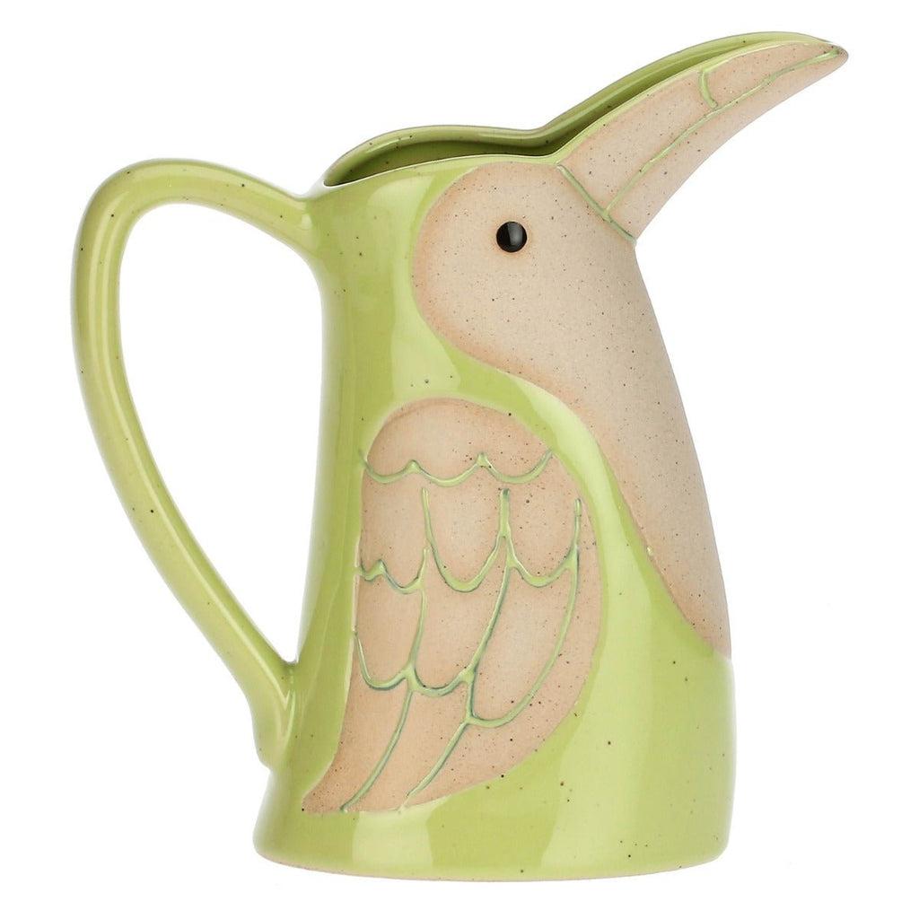 Jarra de Cerámica Tucán - #pino_y_jacaranda#