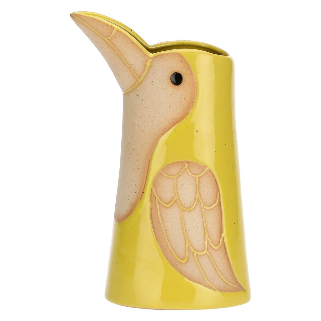 Jarra de Cerámica Tucán - #pino_y_jacaranda#