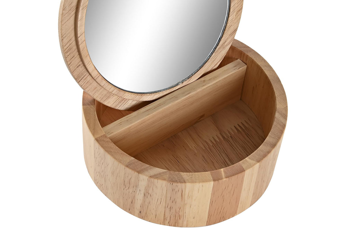 Joyero con Espejo de Madera - #pino_y_jacaranda#