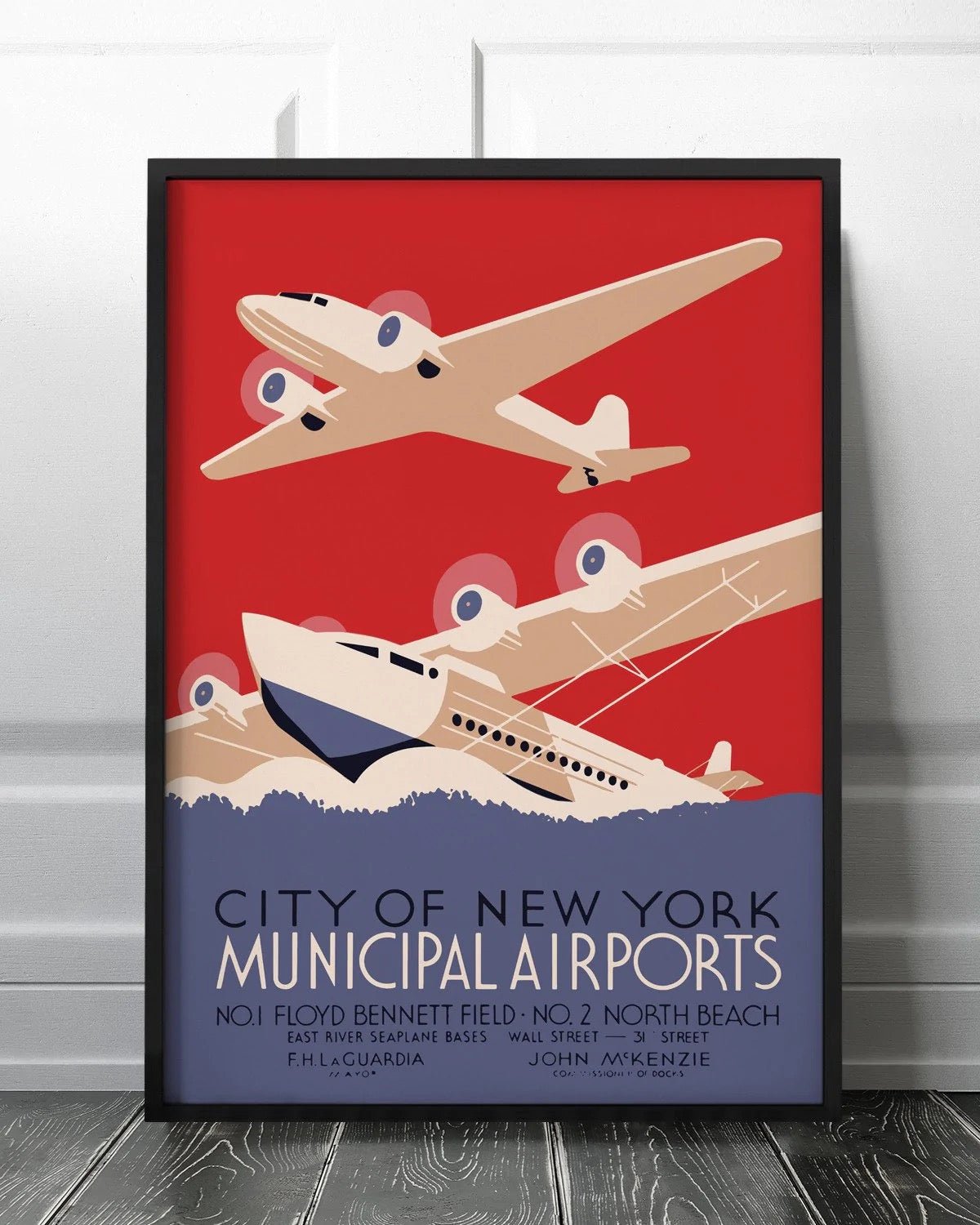 Lámina Airport New York - #pino_y_jacaranda#