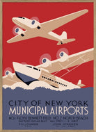 Lámina Airport New York - #pino_y_jacaranda#