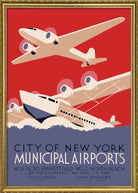 Lámina Airport New York - #pino_y_jacaranda#