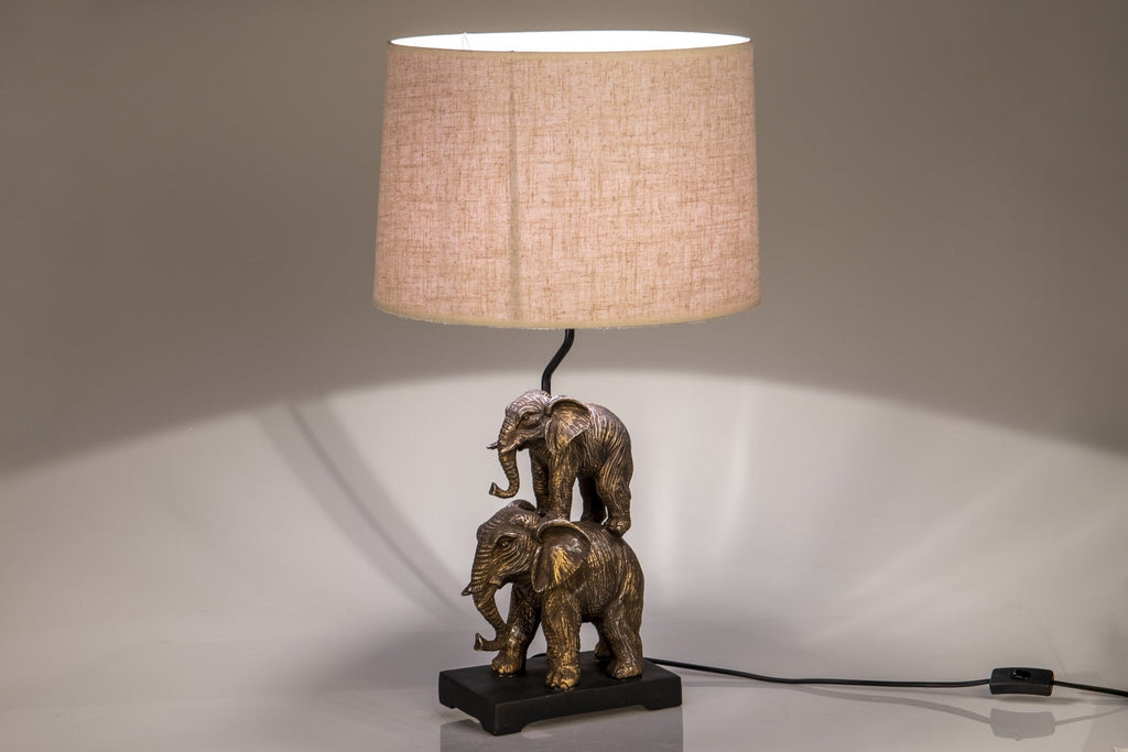Lámpara de Sobremesa Elefantes - #pino_y_jacaranda#