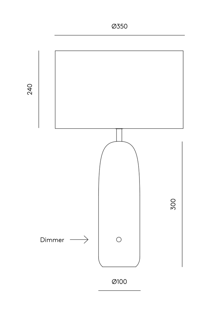 Lámpara de Sobremesa Shin - #pino_y_jacaranda#