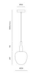 Lámpara de Techo C1012 - #pino_y_jacaranda#