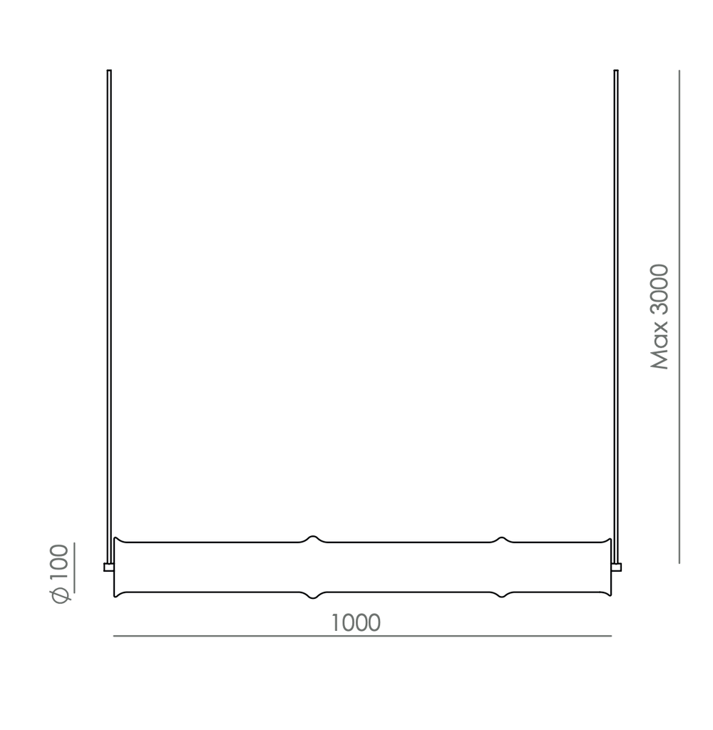 Lámpara de Techo Canna - #pino_y_jacaranda#