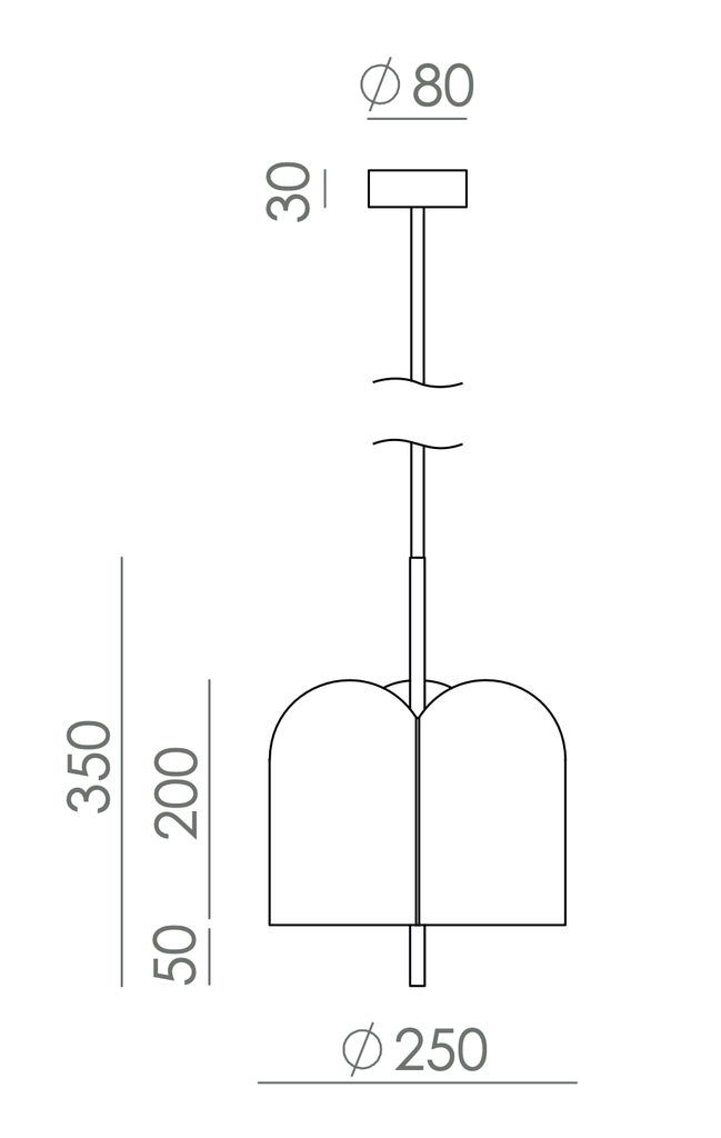 Lámpara de Techo Oket - #pino_y_jacaranda#