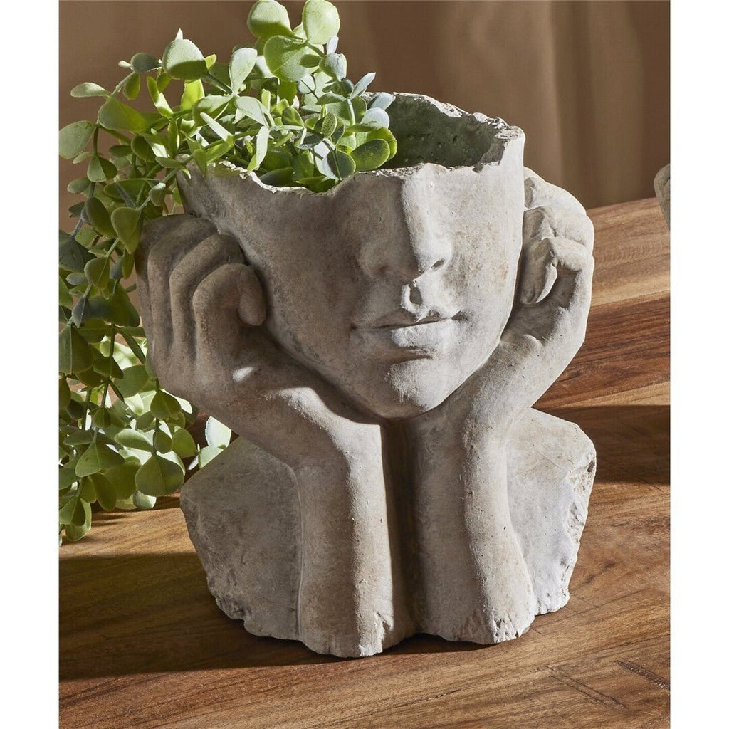 Macetero Cabeza y Manos - #pino_y_jacaranda#