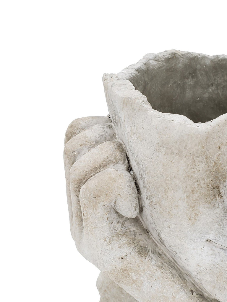 Macetero Cabeza y Manos - #pino_y_jacaranda#