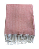Manta de Algodón Chevron Coral - #pino_y_jacaranda#