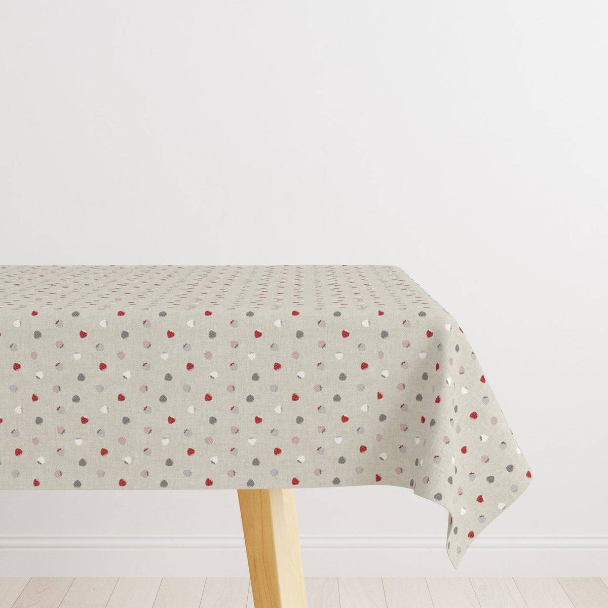 Mantel Antimanchas de Resina Fresas - #pino_y_jacaranda#