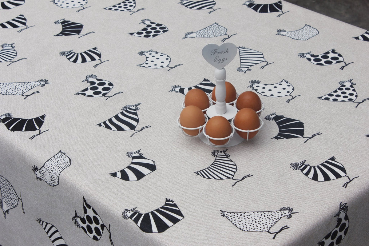 Mantel Antimanchas de Resina Gallinas - #pino_y_jacaranda#