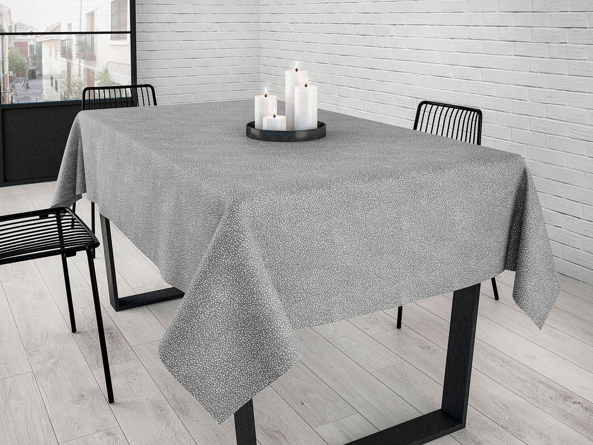 Mantel Antimanchas de Resina Yokan Gris - #pino_y_jacaranda#
